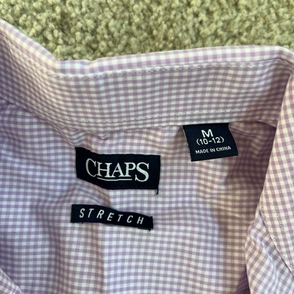 Chaps Gingham Button Down - Picture 2 of 2
